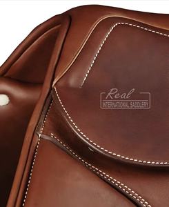 Durable 100% Pure Leather Horse Racing Saddle Elegante estilo inglés Dressage Saddle - Product Image 3
