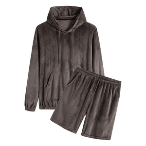 เซ็ตเสื้อฮู้ดและกางเกงขาสั้นของผู้ชาย,Daisyapparel In Ind ปรับแต่งฮู้ดแขนยาว - Product Image 2