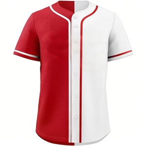 Nouveau design, logo personnalisé, vêtements de sport, séchage rapide, respirant, polyester, blanc et vert menthe, maillots de baseball sublimés - Product Image 3