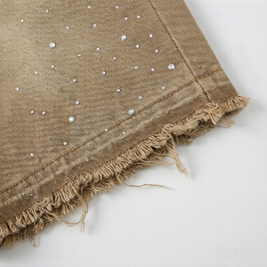 Custom Premium Quality <b>Denim</b> Short For Men Custom <b>Denim</b> Shorts With High Quality Breathable <b>Material</b> Comfortable Regular Fit - Product Image 6