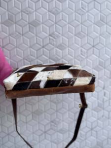 กระเป๋าโท้ทหนังวัวขนสัตว์แบบตะวันตกกระเป๋าหนังมีสไตล์กระเป๋าใส่ผมแบบซ่อนขนกระเป๋าดีไซน์สวยสำหรับผู้หญิงอเนกประสงค์ - Product Image 5