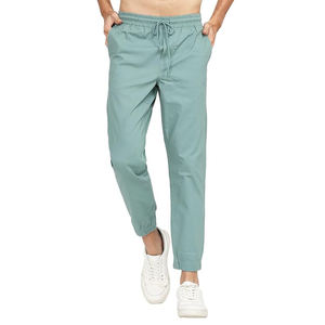 Pantalones Deportivos para Hombre, Mezcla de Algodón y Poliéster, con Bolsillos Ocultos, Tecnología de Seguridad, Puños Ajustables - Product Image 1