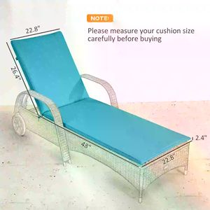 Set di 2 Cuscini Pieghevoli per Chaise Longue da Esterno - Product Image 2
