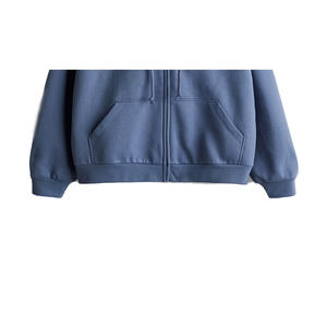 Sweat à capuche décontracté pour femme en Spandex/Coton/Fibre de bambou, écologique, respirant, coupe-vent, coupe oversize, avec logo uni sur le devant - Product Image 1