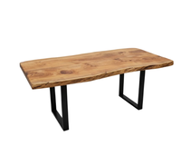 Meubles de luxe de haute qualité, table de salle à manger en bois massif, fabrication artisanale et sculpture à la main, tables de salle à manger pour restaurants et cafés