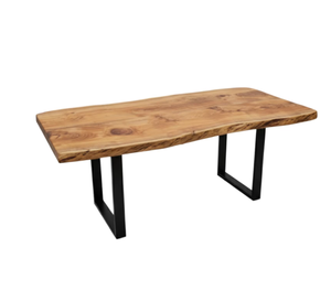 Muebles de Lujo de Alta Calidad, Mesa de Comedor de Madera Maciza, Hecha a Mano y Tallada, Mesas de Comedor para Restaurantes y Cafés - Product Image 1