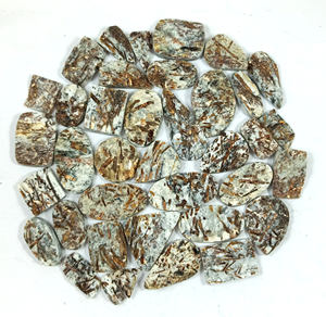 ขายส่งจำนวนมาก astrophyllite ธรรมชาติอัญมณีหลวมหิน Cabochon ขายส่งจำนวนมากคริสตัลรักษาลวดเครื่องประดับห่อ - Product Image 2
