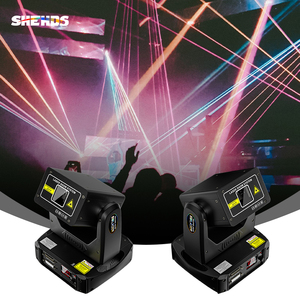 SHEHDS 6W Moving Head Laser Light DMX ILDA <b>Control</b> Animation Projector <b>RGB</b> DJ Laser Light for Nightclub Stage Lighting Solution - Product Image 5