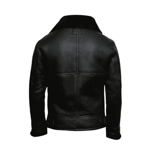 Chaqueta de Cuero con Forro de Piel para Hombre, Marca de Alta Gama, Otoño Invierno, Nueva, Gruesa, Cálida, con Cuello de Piel Desmontable, Estilo Casual de Negocios - Product Image 4