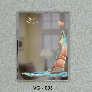 V-groove designer Frameless Wall-Mounted <b>mirror</b> Art Decor <b>Lightweight</b> Eco-Friendly Perfect for Home Decor - Product Image 1