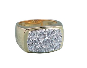 Moissanite Anillo de compromiso de forma redonda blanca Moissanite Anillo personalizado de plata esterlina y otras joyas de diamantes - Product Image 3