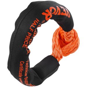 Grillo Sintetico Morbido 1/2'' x 22'' con Resistenza alla Rottura di 44092 Libbre (20 Tonnellate), Grillo da Recupero e Traino con 2 Manicotti Extra, Confezione da 2 - Product Image 1