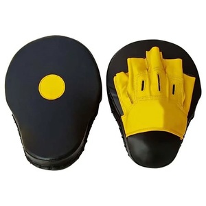 Mitaines de boxe Focus Équipement d'entraînement Muay Thai Focus Pads Incurvées Punch Mitts en cuir de vache Focus Pads - Product Image 4