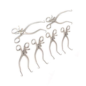 Ensemble de rétracteurs Weitlaner Gelpi 6 pièces, instrument chirurgical manuel, certifié CE classe I, pour utilisation en salle d'opération - Product Image 1