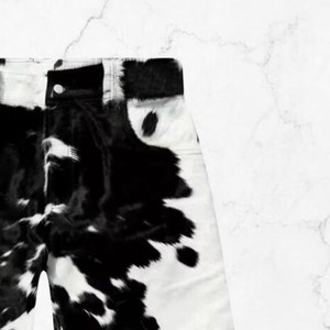 <b>Women</b> Cowhide <b>Leather</b> <b>Shorts</b> Genuine <b>Leather</b> High Rise Trendy Fashion Streetwear Casual Luxury Style Custom OEM Supplier - Product Image 6