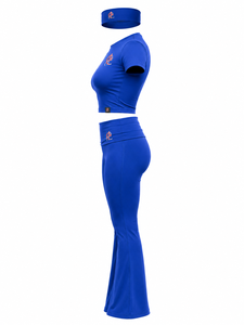Conjunto Deportivo Casual Premium de 3 Piezas para Mujer con Top, Leggings y Diadema, Ofrece Comodidad Flexible para el Gimnasio, Yoga, Entrenamientos y Uso Diario - Product Image 4