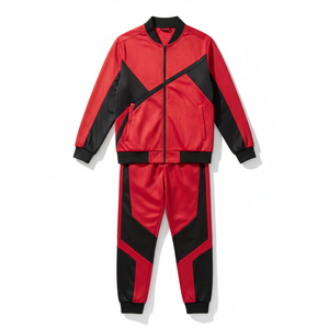 Ensemble de survêtement polaire pour homme OEM ODM, chaud et épais pour l'hiver, avec sweat à capuche et pantalon de jogging en coton lourd, idéal pour le sport - Product Image 1
