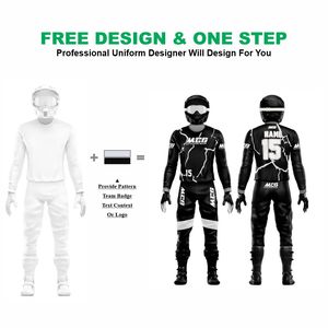 Top Trending Wholesale Stylish Digital Print Breathable Quick Dry 220g Polyester Fabric Custom Logo Dirt Bike Off-Road Racing - Product Image 2
