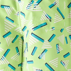 Nouveau design – Short de bain homme taille haute respirant et à séchage rapide, imprimé numérique, pour la course et l'entraînement, 100 % polyester - Product Image 5