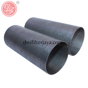 Tube filtrant perforé en acier inoxydable à trous ronds, cylindre filtrant métallique SF-000003-07 - Product Image 6