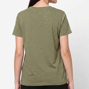 Camiseta de Mujer de Alta Calidad, 100% Algodón, 220 Gramos, Cuello Redondo, Manga Corta, para Verano, Gimnasio, Uso Casual, Transpirable - Product Image 3