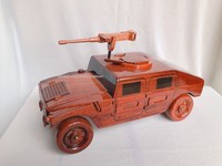 Modelo de Vehículo de Madera a Escala Real de Fábrica Vietnamita / Modelos de Escritorio de Madera Sólida de Vehículos, Coches y Tanques a Escala en Vietnam