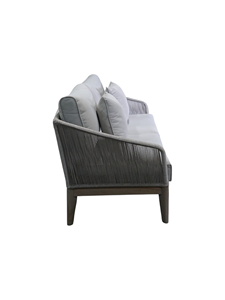 Muebles de Jardín de Lujo, Conjunto Modular de Madera para Patio, Sofá Moderno de Teca para Exteriores de Hotel - Product Image 3