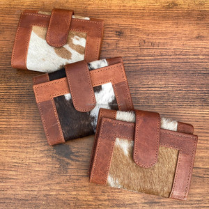 Nueva cartera corta de tres pliegues de piel de vaca de gran capacidad RFID para mujer, carteras de lujo de cuero genuino de alta calidad para monedas en efectivo - Product Image 4