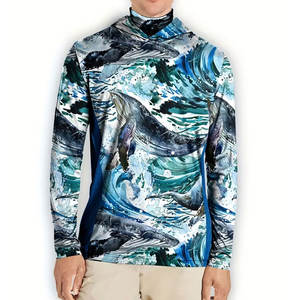 Hoodie de pêche pour la pêche en bord de mer UPF50, séchage rapide, tenue de pêche - Product Image 6