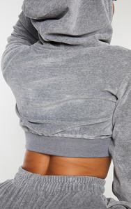 Hoodies pour femmes, sweat-shirt à capuche zippé avec cordon de serrage, veste courte décontractée et confortable, hauts de sport, tenues d'automne, vêtements d'hiver - Product Image 2