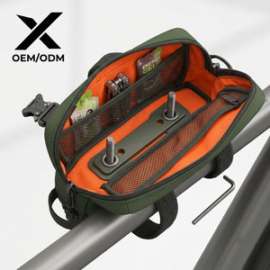 X 2L Waterproof Bicycle Top Tube Bag Phone Holder | OEM/ODM Custom Logo Aerodynamic Gravel Road Bike - Product Image 5