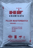 Mélange maître de remplissage HDPE/LDPE/LLDPE blanc vietnamien de haute qualité Film de soufflage en plastique prix compétitif mélange maître fiable PP