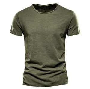 T-shirt décontracté personnalisé 2025 de qualité supérieure, imprimé sur le devant, respirant, séchage rapide, uni, manches courtes, léger - Product Image 1
