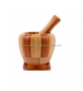 Trituradoras de especias de bambú con logotipo personalizado a granel al por mayor, herramientas de especias en caja para uso de hierbas y sal, características en stock - Product Image 3