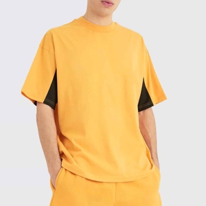 Men's Solid Green Cotton T-Shirt Shorts <b>Set</b> Crew Neck Casual Summer Wear Breathable <b>Knitted</b> Two Piece Outfit - Product Image 6