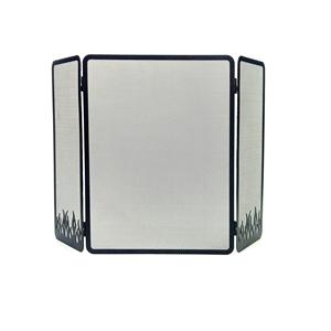 Protector de chimenea metálico de alta calidad, pantalla de fuego metálica, protector de chispas moderno de un solo panel, cubierta sencilla. - Product Image 3