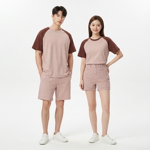 Streetwear Vintage Cropped Tshirt Custom Logo Printing <b>Raglan</b> Short Sleeve T-Shirt Unisex Cotton Jersey shirt <b>top</b> for men - Product Image 2