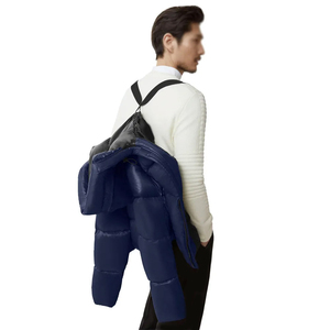 Nouvelle arrivée : veste d'hiver pour homme, légère, de haute qualité, avec capuche et logo sur le devant, respirante et écologique, faible MOQ - Product Image 4