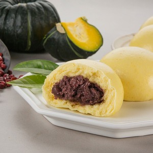 [MILWON] Boulette de pomme de terre vapeur Anheung à la citrouille 500g avec garniture aux haricots rouges pour assortiment de snacks et de produits de foireuse de marché asiatique - Product Image 3