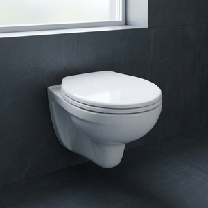 Export Quality Rimless Wall Hung Toilet Ceramic Water Closet Standard Size EWC Modern Bathroom WC Pan - Product Image 5