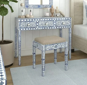Console de salon en marbre noir et blanc avec incrustations osseuses et poignées circulaires en laiton, disponible à prix de gros - Product Image 5