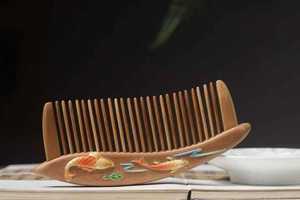 Peine de Madera para Masaje, Ideal para Regalos, Peine Natural para Cabeza y Cuero Cabelludo, Cepillos de Limpieza - Product Image 5