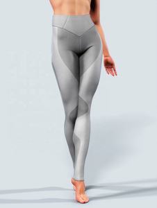 Leggings de yoga taille haute personnalisés avec cordon de serrage et effet froncé aux fesses pour femme - Coupe ajustée en Spandex/Polyester sans couture à séchage rapide pour la gym - Product Image 2