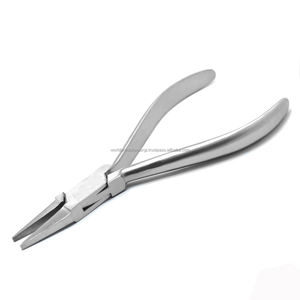 Pinzas de Punta Plana para Ortodoncia WPS-DP-21 de World Precision Surgical, Instrumento de Precisión de Acero Inoxidable Cónico para Joyería, Ergonómico - Product Image 1