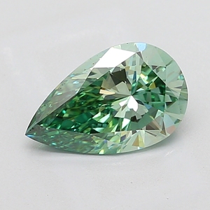 Diamante Verde Fantasía Vívida en Forma de Pera de 1.70-1.80 Quilates, Grado VVS2, Piedra Suelta para Creación de Joyería de Lujo - Product Image 3