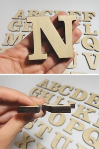 Letrero de Letras de MDF Pulido Personalizado para Decoración de Pared, Calidad Premium, Ecológico, Proyectos de Manualidades DIY Hechos a Mano - Product Image 4