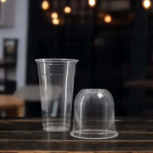 Vasos Desechables de PP Transparente de Pared Simple QUANG QUAN, 95 mm de Diámetro, No Tóxicos y Sostenibles para Café y Bebidas - Product Image 5