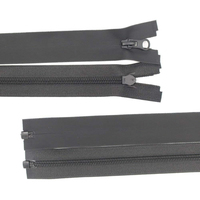 Fermeture éclair en nylon à extrémités ouvertes, étanche, robuste, en plastique moulé, pour vestes, tentes, sacs, longueur personnalisée, fournisseur en gros