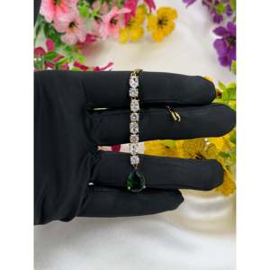 Cultural Collectible Jewelry-Neeta Victorian American Diamond Mang Tika - Product Image 3
