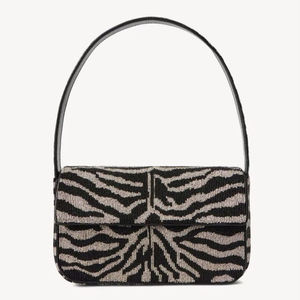 Indian Luxury Ethnic Craft Handmade <b>Red</b> Glass Beaded Rectangle Baguette Handle Durable Casual <b>Purse</b> Trendy Style Premium Eth RR - Product Image 5